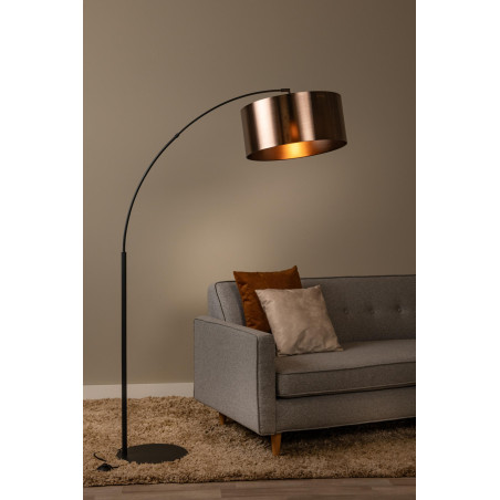 Lucide RANKOS - Lampadaire arceau - 1xE27 - Noir
