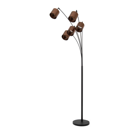 Lucide RANKOS - Lampadaire - 5xE14 - Noir