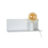 Lucide SEBO - Lampe de chevet / Applique mural - 1xE27 - Blanc