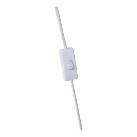 Lucide SEBO - Lampe de chevet / Applique mural - 1xE27 - Blanc