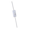 Lucide SEBO - Lampe de chevet / Applique mural - 1xE27 - Blanc