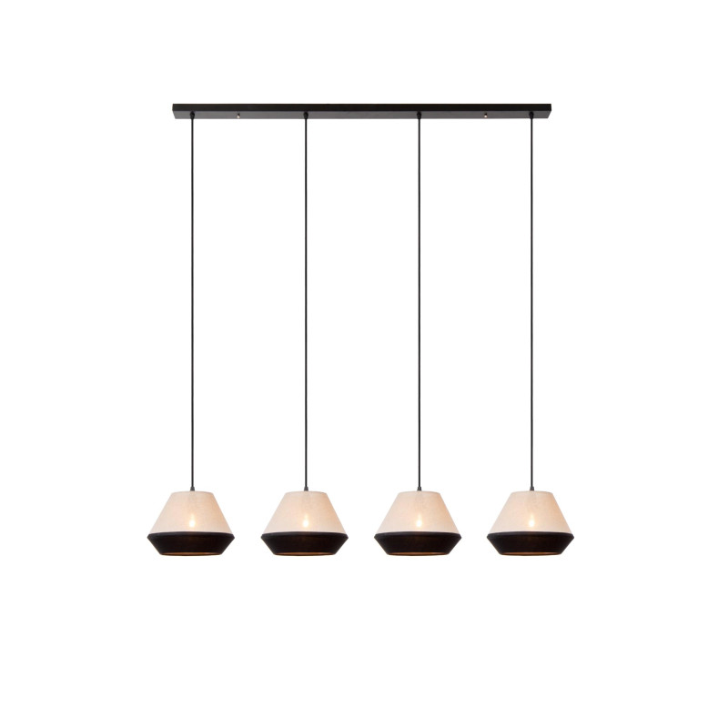 Lucide KALA - Suspension - 4xE14 - Taupe