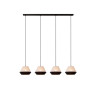 Lucide KALA - Suspension - 4xE14 - Taupe