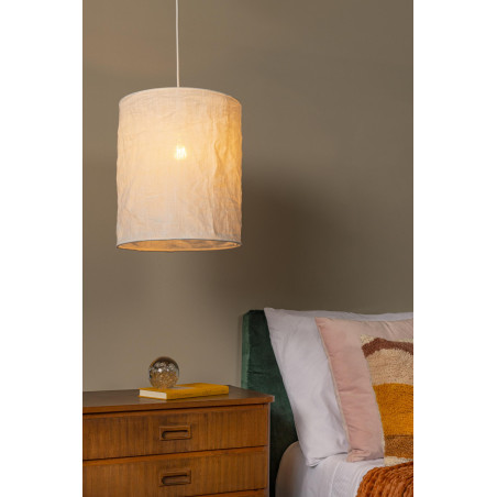 Lucide TISSAJA - Suspension - Ø 30 cm - 1xE27 - Blanc - Essential