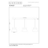 Lucide SCARLET - Suspension - 3xE27 - Crème - Essential