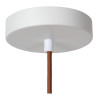 Lucide SCARLET - Suspension - 1xE27 - Crème - Essential