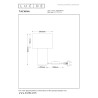 Lucide TACHINA - Lampe de table - 1xE14 - Naturel