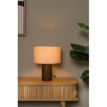Lucide TACHINA - Lampe de table - 1xE27 - Naturel