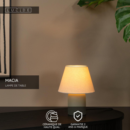 Lucide MACIA - Lampe de table - 1xE14 - Vert