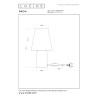 Lucide MACIA - Lampe de table - 1xE14 - Terre cuite