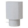 Lucide TISSAJA - Lampe de table - Ø 20 cm - 1xE14 - Blanc - Essential
