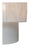 Lucide TISSAJA - Lampe de table - Ø 30 cm - 1xE27 - Blanc - Essential