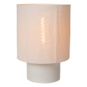 Lucide TISSAJA - Lampe de table - Ø 35 cm - 1xE27 - Blanc - Essential
