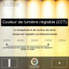 Lucide PINO - Lampe de table Rechargeable Intérieur/Extérieur - Batterie/Piles - LED Dim. - CCT - 1x1W 2700K/6500K - IP65 - Rvb