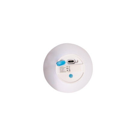 Lucide PINO - Lampe de table Rechargeable Intérieur/Extérieur - Batterie/Piles - LED Dim. - CCT - 1x1W 2700K/6500K - IP65 - Rvb