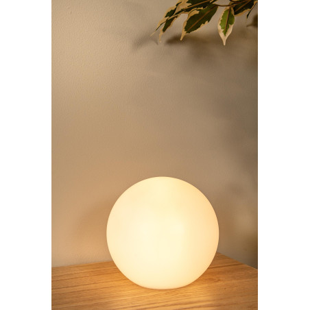 Lucide PINO - Lampe de table Rechargeable Intérieur/Extérieur - Batterie/Piles - LED Dim. - CCT - 1x1,5W 2700K/6500K - IP65 -