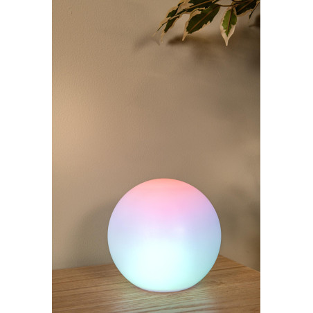 Lucide PINO - Lampe de table Rechargeable Intérieur/Extérieur - Batterie/Piles - LED Dim. - CCT - 1x1,5W 2700K/6500K - IP65 -