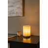 Lucide ALBANE - Lampe de table - Ø 12 cm - 1xE14 - Aspect bois - Essential