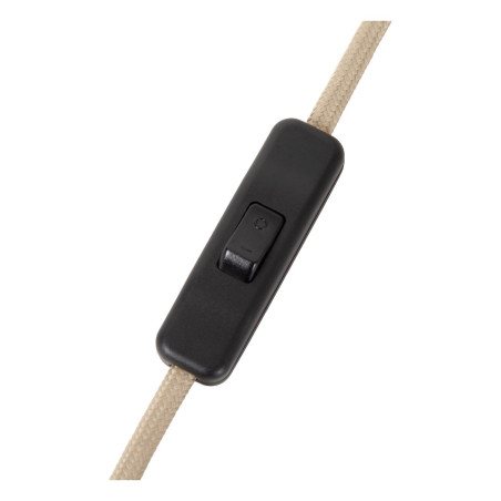 Lucide ALBANE - Lampe de table - Ø 12 cm - 1xE14 - Bois clair - Essential