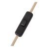 Lucide ALBANE - Lampe de table - Ø 12 cm - 1xE14 - Bois clair - Essential