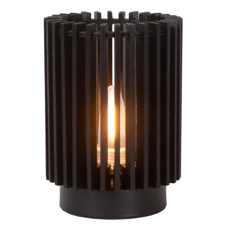Lucide KIM - Lampe de table Rechargeable - Batterie/Piles - Ø 8 cm - LED 3 StepDim - Noir - Ensemble de 3 - Essential