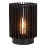 Lucide KIM - Lampe de table Rechargeable - Batterie/Piles - Ø 8 cm - LED 3 StepDim - Noir - Ensemble de 3 - Essential