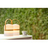 Lucide JOE - Lampe de table Rechargeable Intérieur/Extérieur - Batterie/Piles - Ø 14,5 cm - LED Dim. - 1x3W 3000K - IP44 - Blanc