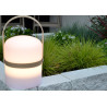 Lucide JOE - Lampe de table Rechargeable Intérieur/Extérieur - Batterie/Piles - Ø 14,5 cm - LED Dim. - 1x3W 3000K - IP44 - Blanc