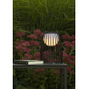 Lucide FJARA - Lampe de table Rechargeable Intérieur/Extérieur - Batterie/Piles - Ø 17,5 cm - LED Dim to warm - 1x0,3W 3000K -