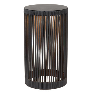 Lucide PINGI - Lampadaire Rechargeable Intérieur/Extérieur - Batterie/Piles - Ø 33,5 cm - LED 3 - H 61,5 cm - Noir