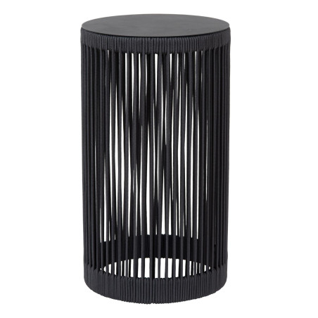 Lucide PINGI - Lampadaire Rechargeable Intérieur/Extérieur - Batterie/Piles - Ø 33,5 cm - LED 3 - H 61,5 cm - Noir