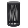 Lucide PINGI - Lampadaire Rechargeable Intérieur/Extérieur - Batterie/Piles - Ø 33,5 cm - LED 3 - H 61,5 cm - Noir