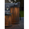 Lucide PINGI - Lampadaire Rechargeable Intérieur/Extérieur - Batterie/Piles - Ø 33,5 cm - LED 3 - H 61,5 cm - Taupe / Noir