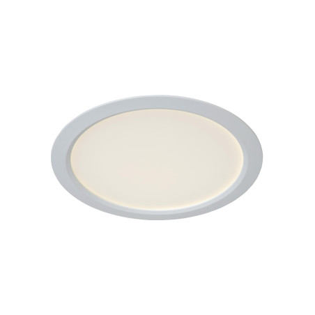 Lucide TENDO-LED - Plafonnier - Ø 22 cm - LED - 1x18W 3000K - Blanc