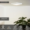 Lucide TENDO-LED - Plafonnier - LED - 1x18W 3000K - Blanc