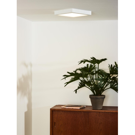 Lucide TENDO-LED - Plafonnier - LED - 1x18W 3000K - Blanc