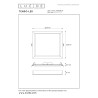 Lucide TENDO-LED - Plafonnier - LED - 1x18W 3000K - Blanc