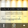 Lucide CASTOR - Plafonnier - Ø 32 cm - LED Dim. - CCT - 1x20W 2700K/6500K - Rvb - Opalin