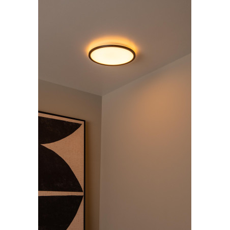 Lucide CASTOR - Plafonnier - Ø 32 cm - LED Dim. - CCT - 1x20W 2700K/6500K - Rvb - Opalin