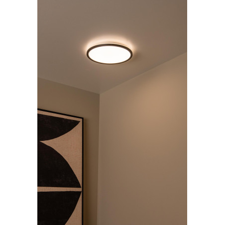 Lucide CASTOR - Plafonnier - Ø 32 cm - LED Dim. - CCT - 1x20W 2700K/6500K - Rvb - Opalin