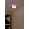 Lucide CASTOR - Plafonnier - Ø 32 cm - LED Dim. - CCT - 1x20W 2700K/6500K - Rvb - Opalin