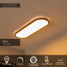 Lucide ELLY - Plafonnier - LED Dim. - CCT - 1x24W 2700K/4000K - Opalin - Essential