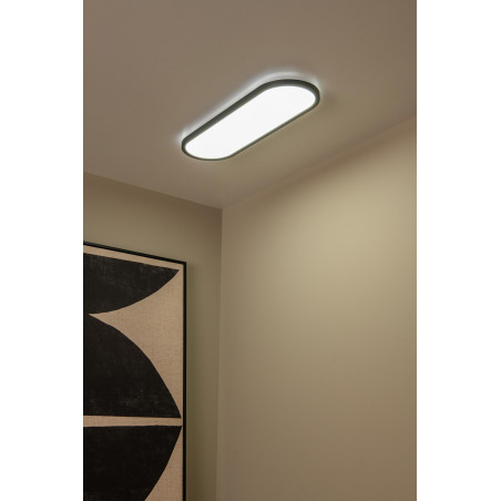 Lucide ELLY - Plafonnier - LED Dim. - CCT - 1x24W 2700K/4000K - Opalin - Essential