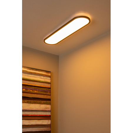 Lucide ELLY - Plafonnier - LED Dim. - CCT - 1x36W 2700K/4000K - Opalin - Essential