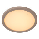 Lucide RINUS - Plafonnier Salle de bains - Ø 19 cm - LED - CCT - 1x9,5W 2200K/3000K - IP44 - Opalin - Essential