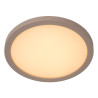 Lucide RINUS - Plafonnier Salle de bains - Ø 19 cm - LED - CCT - 1x9,5W 2200K/3000K - IP44 - Opalin - Essential