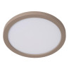 Lucide RINUS - Plafonnier Salle de bains - Ø 19 cm - LED - CCT - 1x9,5W 2200K/3000K - IP44 - Opalin - Essential