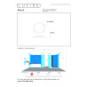 Lucide RINUS - Plafonnier Salle de bains - Ø 19 cm - LED - CCT - 1x9,5W 2200K/3000K - IP44 - Opalin - Essential