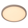 Lucide RINUS - Plafonnier Salle de bains - Ø 30 cm - LED - CCT - 1x18W 2200K/3000K - IP44 - Opalin - Essential