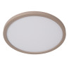 Lucide RINUS - Plafonnier Salle de bains - Ø 30 cm - LED - CCT - 1x18W 2200K/3000K - IP44 - Opalin - Essential